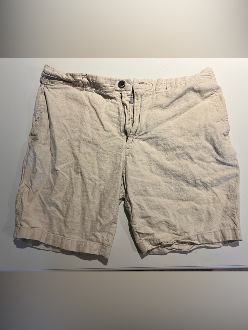 Goodfellow & Co Every Wear men’s 9 inch inseam linen-blend shorts